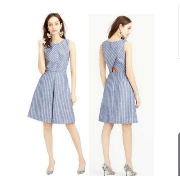 j crew strappy knit midi dress